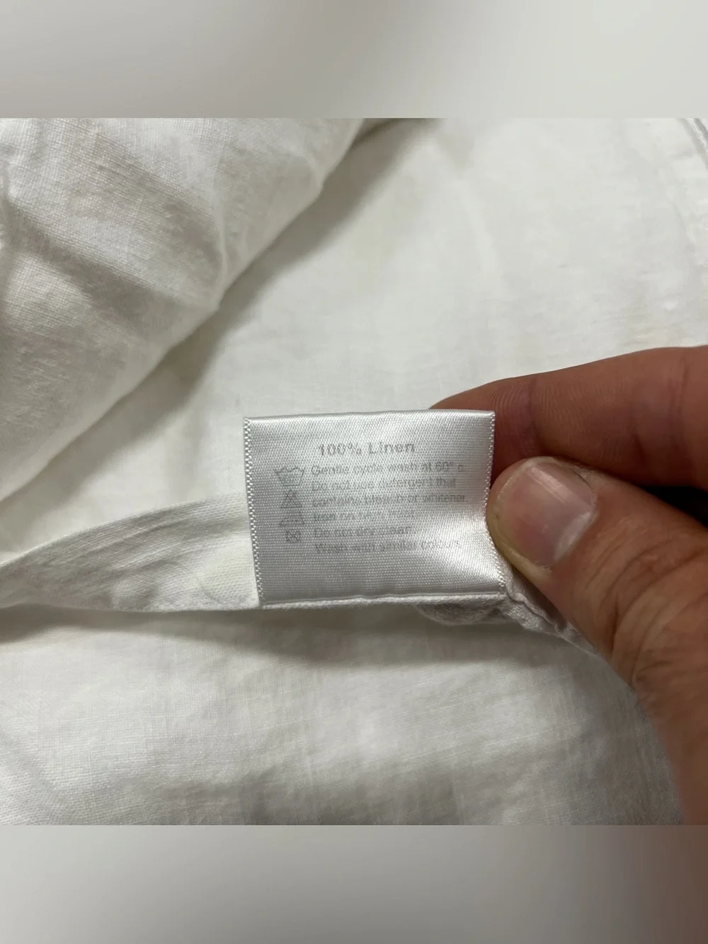 Simple Opulence Premium 100% Linen Flat Queen Size Bed Sheet 1 Piece White 98x98